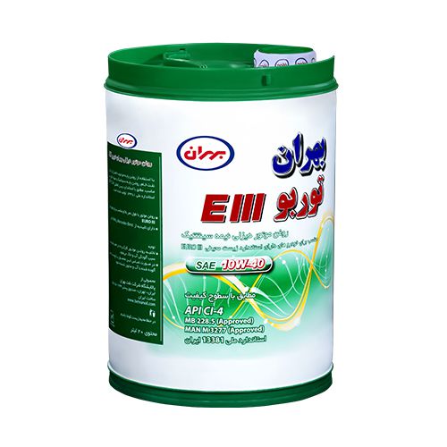 خرید روغن صنعتی بهران توربو E lll 10w 40 